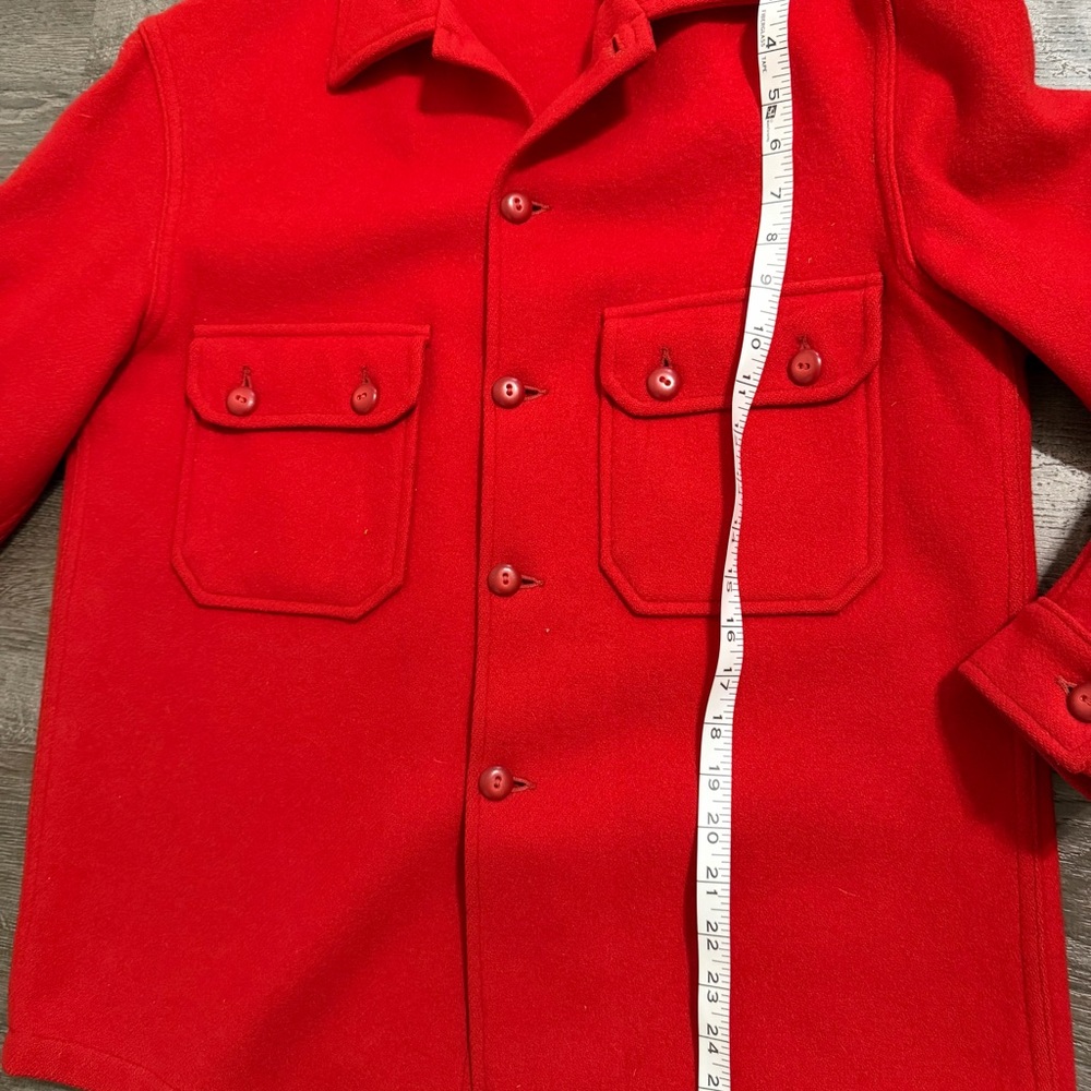 Red Wool Jacket - image 3